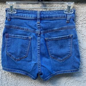 BDG high rise jean shorts size 24